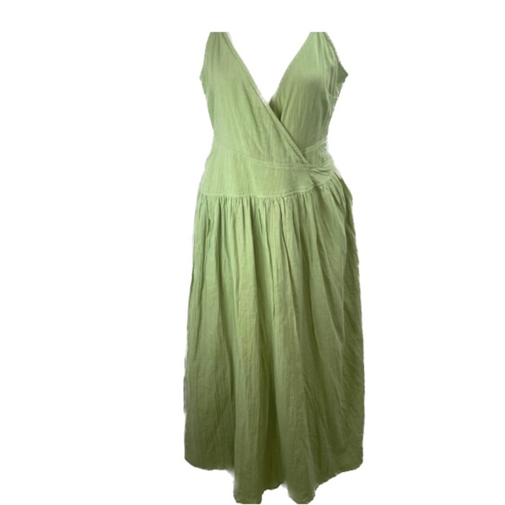 NEW ASOS Sage Green Wrap Maxi Dress Sz 4 Bin i